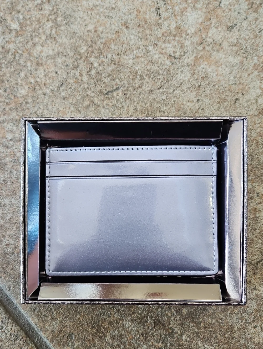 Kate Spade Metallic lilac card case